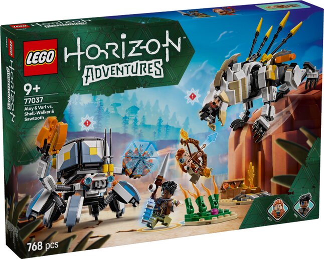 LEGO Horizon Aloy et Varl contre Testudien et Dents de scie 77037