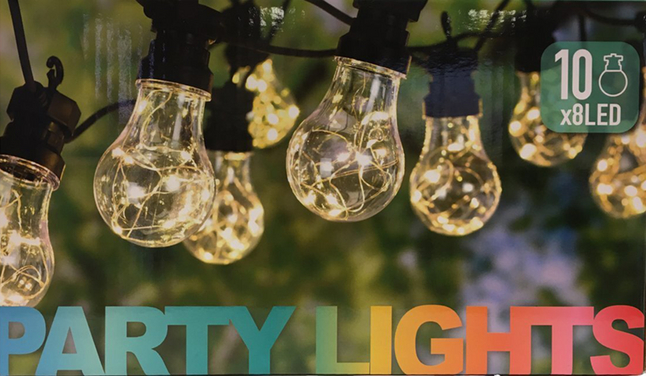 Afrekenen applaus melk Tuinverlichting slinger led Party Lights 10 lampen kopen? | Bestel  eenvoudig online | DreamLand