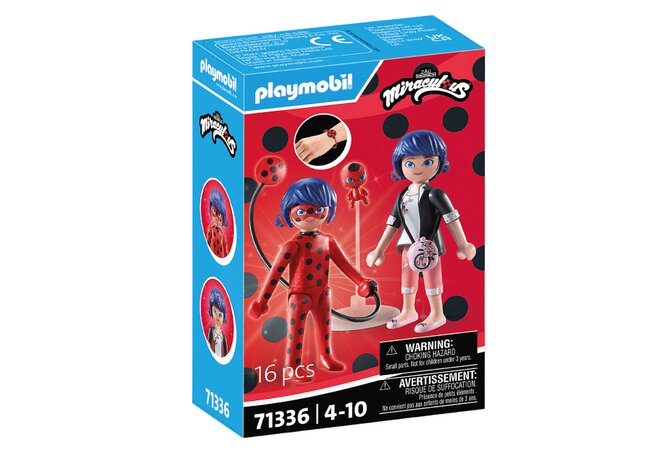 PLAYMOBIL Miraculous Marinette & Ladybug 71336