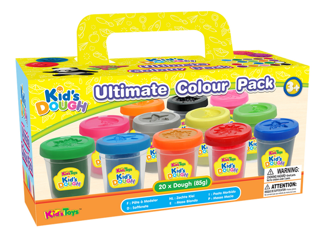 Kid's Dough Ultimate Colour Pack - 20 pièces