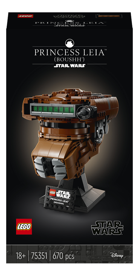 LEGO Star Wars 75351 Le casque de la Princesse Leia (Boushh