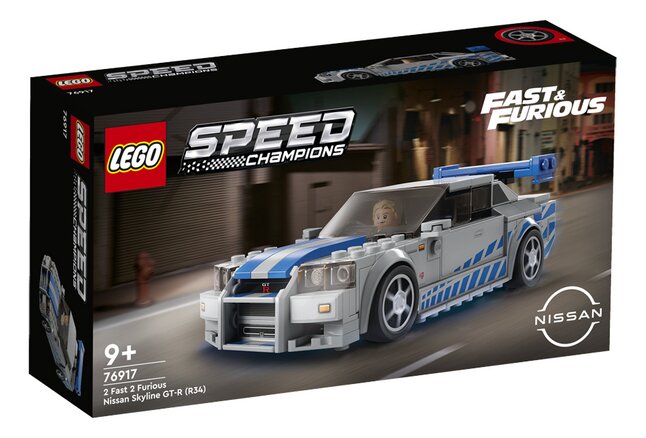 LEGO Speed Champions 76917 Nissan Skyline GT-R (R34) 2 Fast 2 Furious, Commandez facilement en ligne