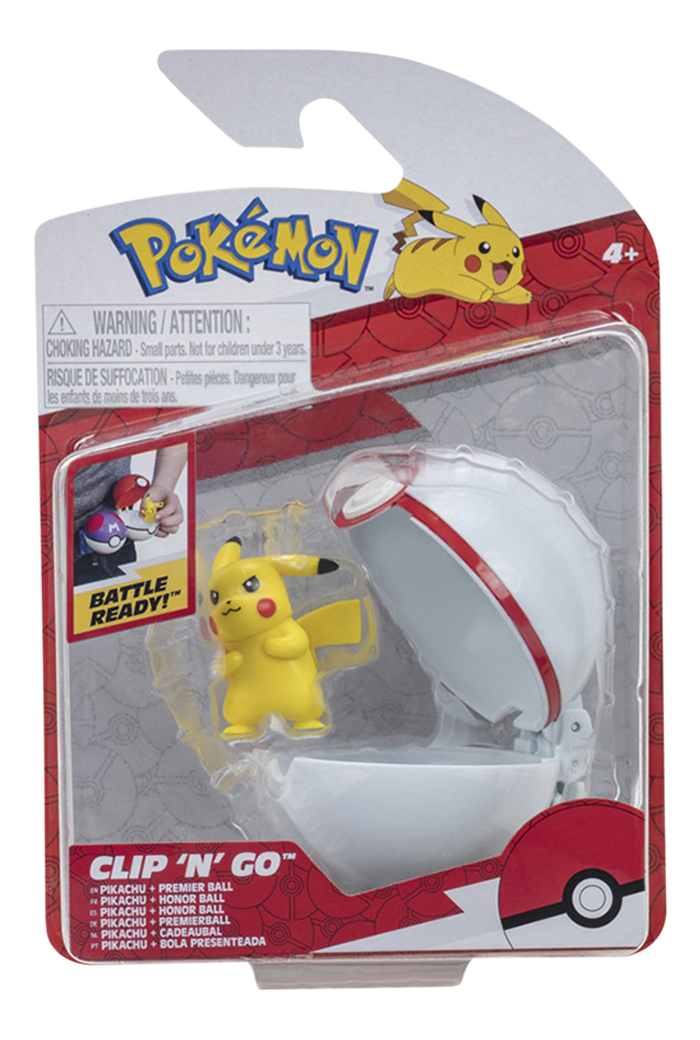 Pokémon Clip 'N' Go Wave 13 - Pikachu + Premier Ball