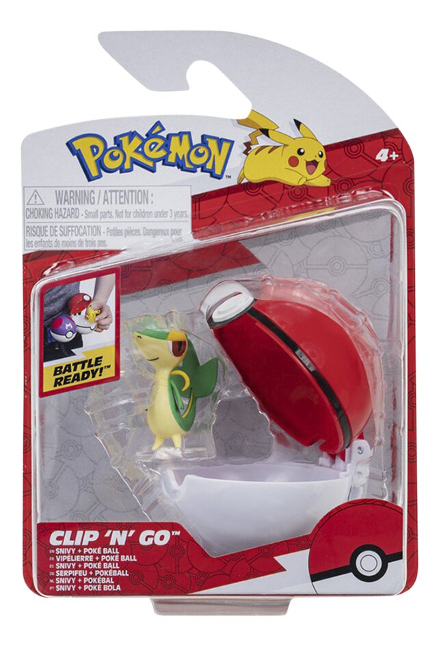 Pokémon Clip 'N' Go Wave 13 - Snivy + Poké Ball