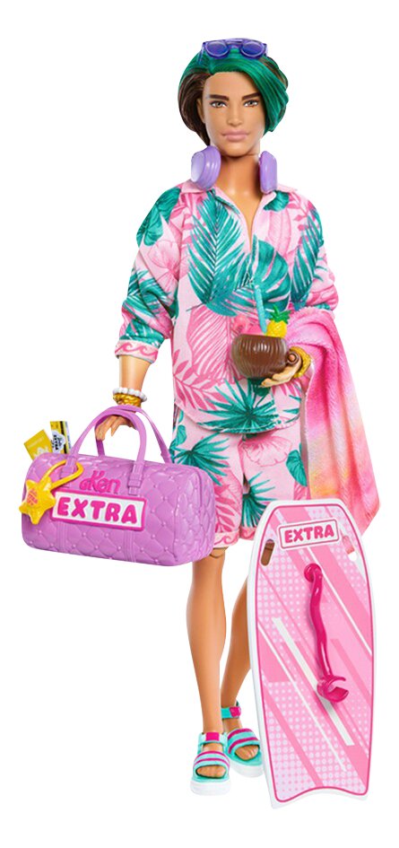 Barbie mannequinpop Extra Fly Ken Beach