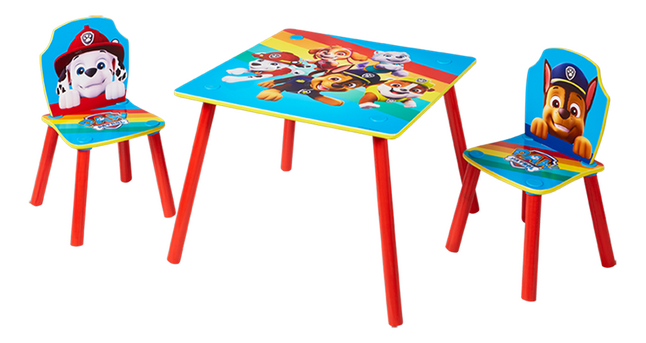 Moose toys tafel met 2 stoeltjes voor kinderen PAW Patrol