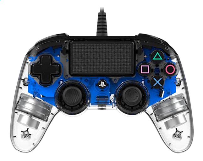 Nacon PS4 Wired Compact Controller LED blauw