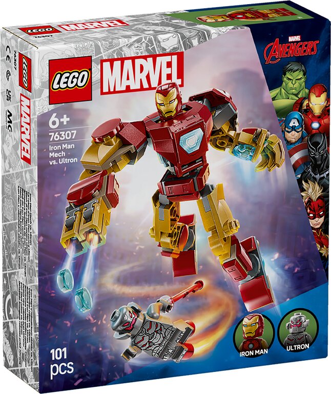 LEGO Marvel Avengers Le robot d’Iron Man contre Ultron 76307