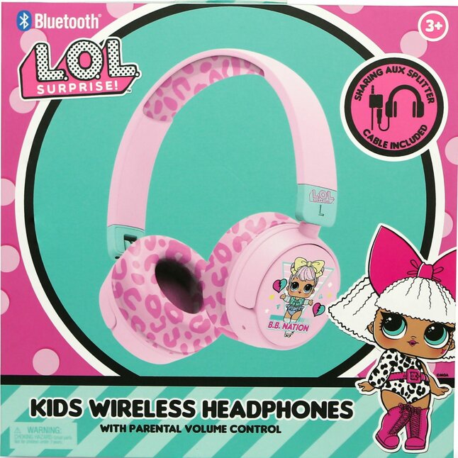 Casque Bluetooth Junior L.O.L. Surprise! rose