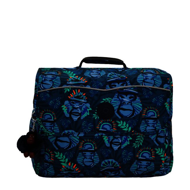 Kipling boekentas blauw deals
