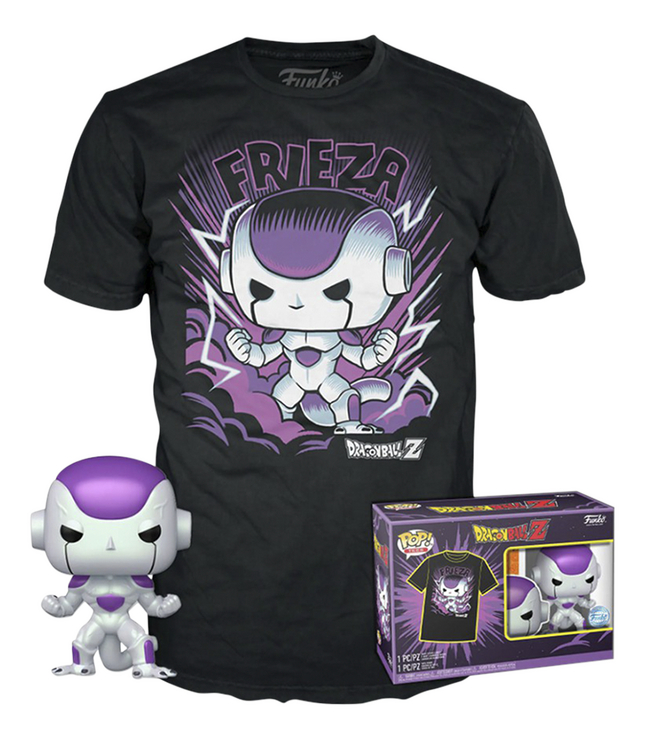 Funko Pop! figurine Dragon Ball Z - Frieza 4th form+ t-shirt taille XL