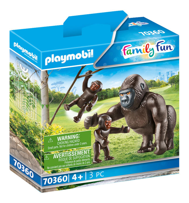 playmobil gorilla family