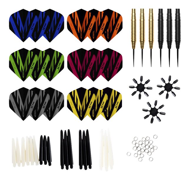 XQ Max darts en accessoires set - 90 stuks
