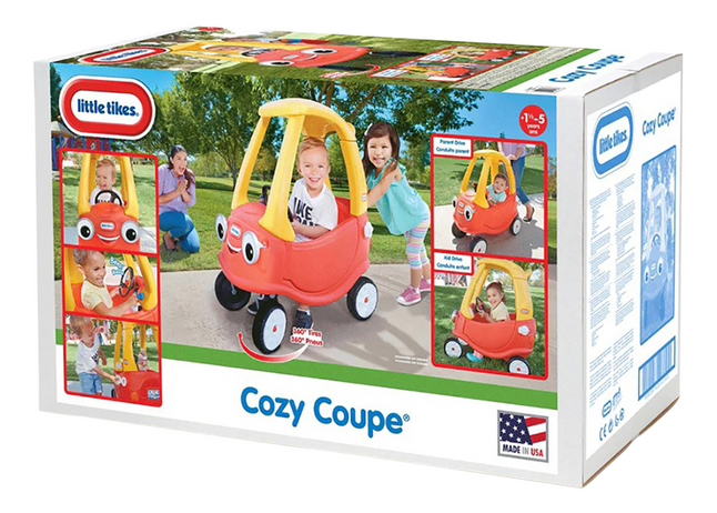 Little Tikes Loopwagen Cozy Coupe rood/geel