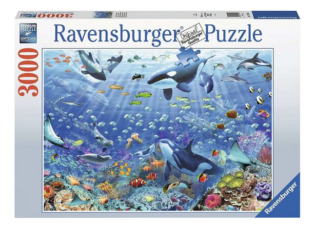 Ravensburger puzzel kleurrijke onderwaterwereld