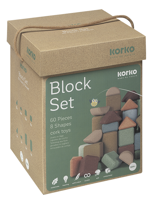Korko Block Set - 60 pièces
