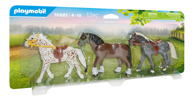 PLAYMOBIL Country 70683 3 paarden
