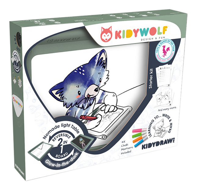 Kidywolf tekentablet 2-in-1 Kidydraw Pro
