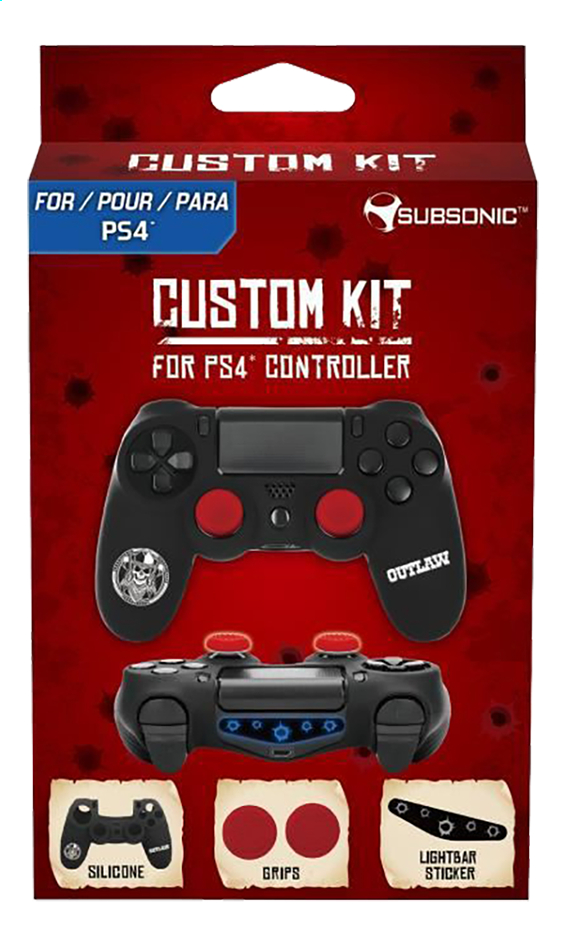 Subsonic Custom Kit Outlaw PS4 controller