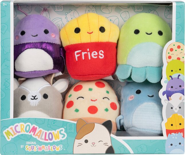 Squishmallows Peluche MicroMallows 6-pack Axel the Beetle 6 cm