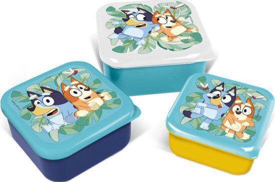 Boîte à snacks Bluey 3 pcs
