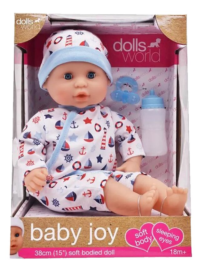 Dolls World poupée souple Baby Joy - 38 cm, Commandez facilement en ligne