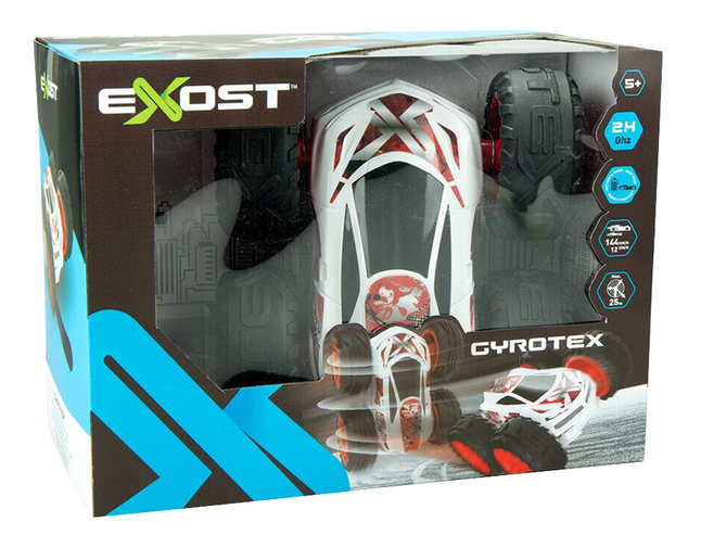 Silverlit auto RC Exost Gyrotex rood/wit