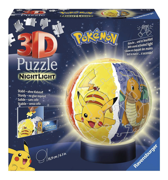 Kapper partij Verdienen Ravensburger 3D-puzzel Pokémon met licht kopen? | Bestel eenvoudig online |  DreamLand