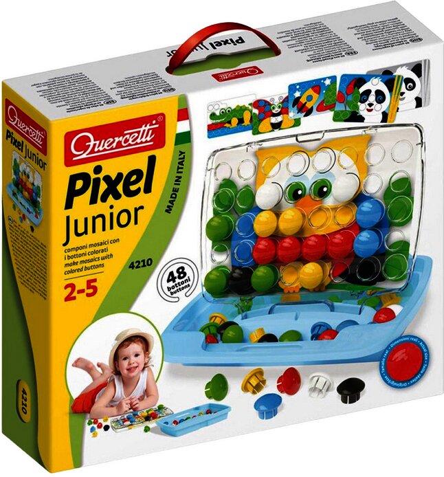 Quercetti Insteekparels Fanta Color Junior 56-delig