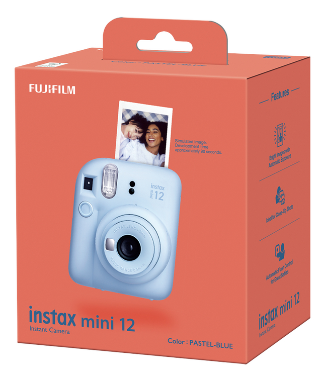 Fujifilm fototoestel instax mini 12 Pastel Blue