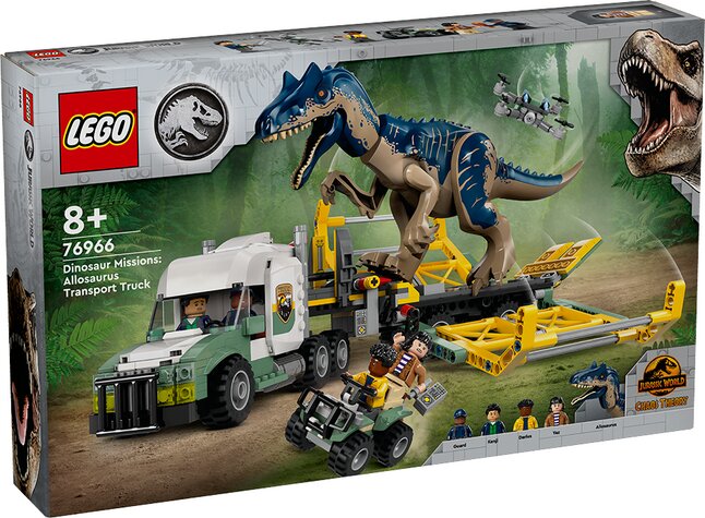 LEGO Jurassic World Dinosaurusmissies: Allosaurus transporttruck 76966