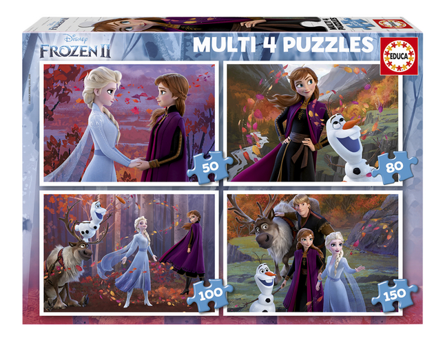 Educa Borras Puzzel 4-in-1 Disney Frozen II