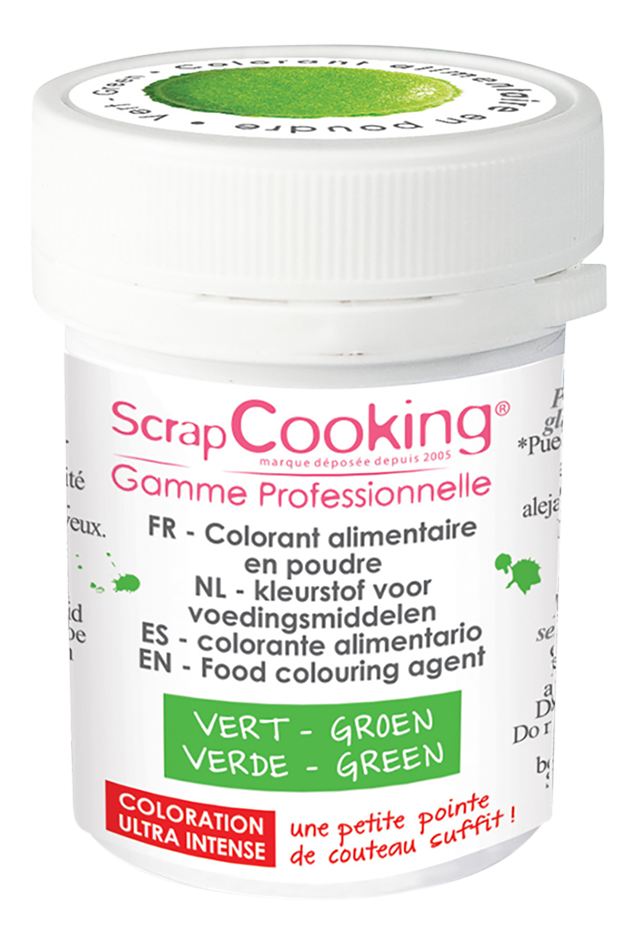 ScrapCooking kleurstof voor voeding - groen