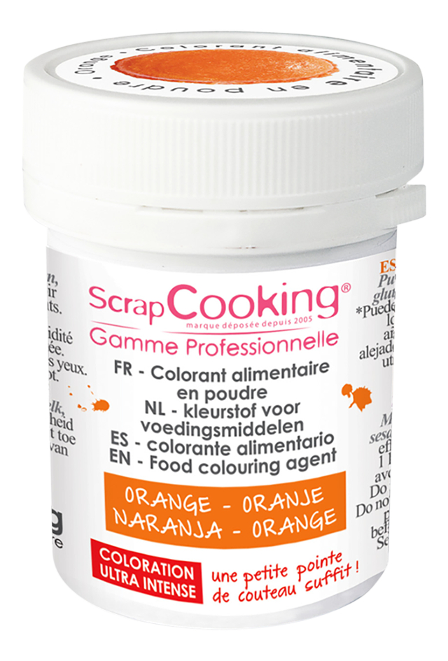 ScrapCooking kleurstof voor voeding - oranje