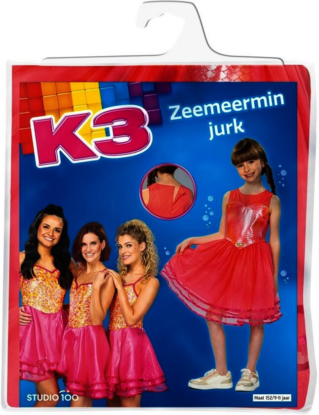 K3 verkleedjurk lied van de zeemeermin maat 9 11 jaar kopen Bestel eenvoudig online DreamLand