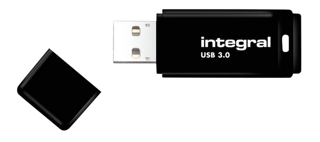 Integral USB-stick 3.0 256 GB zwart