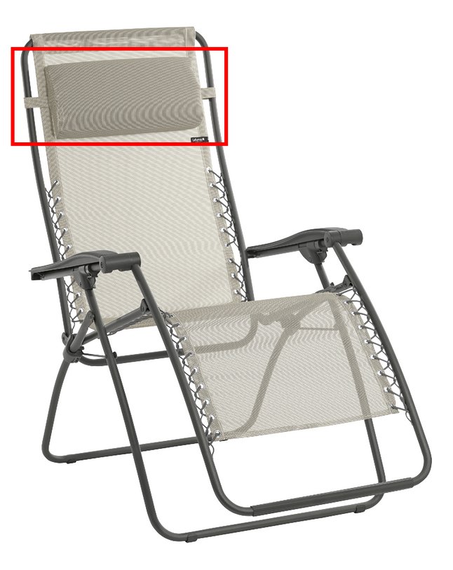 Lafuma Hoofdkussen Voor Relaxzetel Rsxa Beige