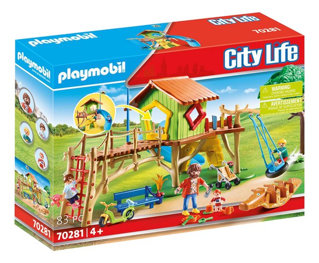 PLAYMOBIL City Life 70281 Parc de jeux et enfants
