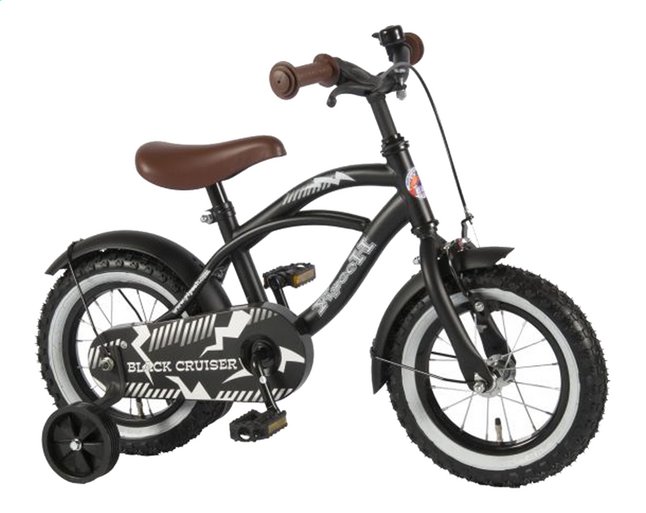 Yipeeh vélo pour enfants Black Cruiser 12