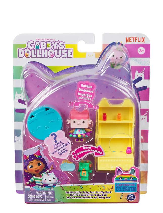 Gabby's Dollhouse Bobble Kitty 'Baby Box' Crafty Pack
