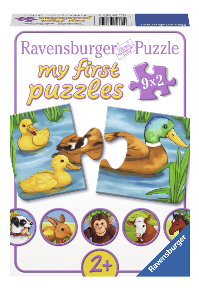 Ravensburger puzzelbox Lieve dieren