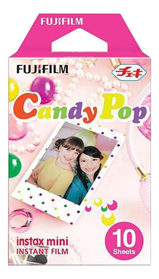 Fujifilm pack de 10 photos Candy Pop pour instax mini