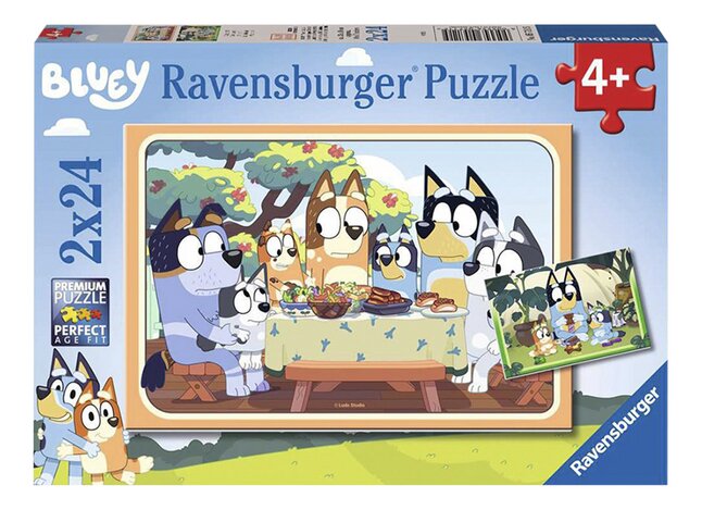 Ravensburger puzzel 2-in-1 Bluey