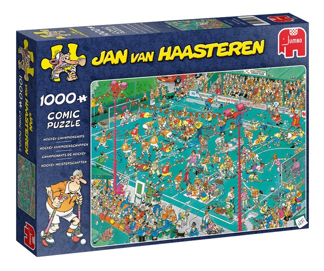 Jumbo puzzel Jan Van Haasteren Hockey Kampioenschappen