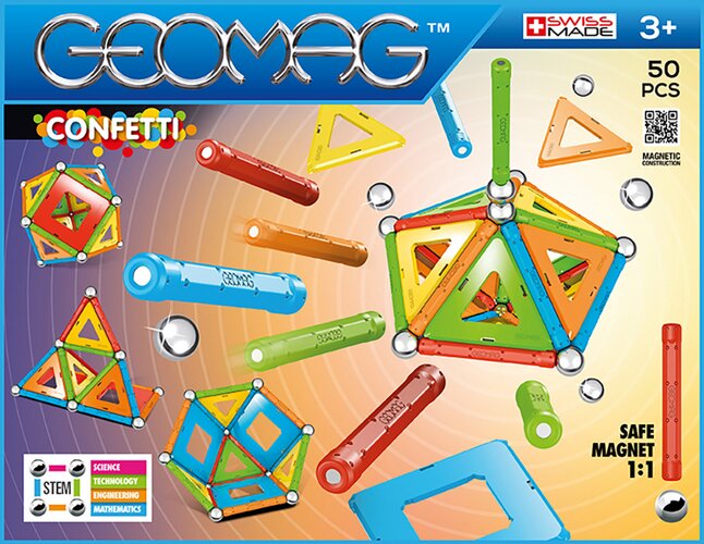 Geomag Confetti - 50 pièces