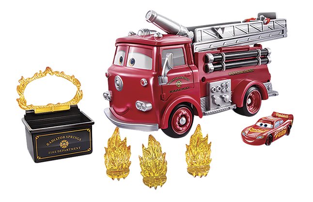 Disney Cars Camion De Pompier Stunt Splash Red Commandez Facilement En Ligne Dreamland