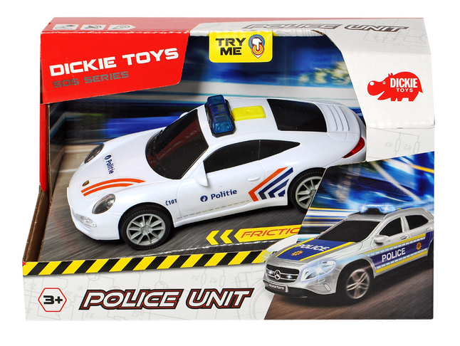 Dickie Toys voiture police belge Porsche