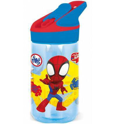 Gourde avec paille Spidey et ses Amis Extraordinaires rose 480 ml