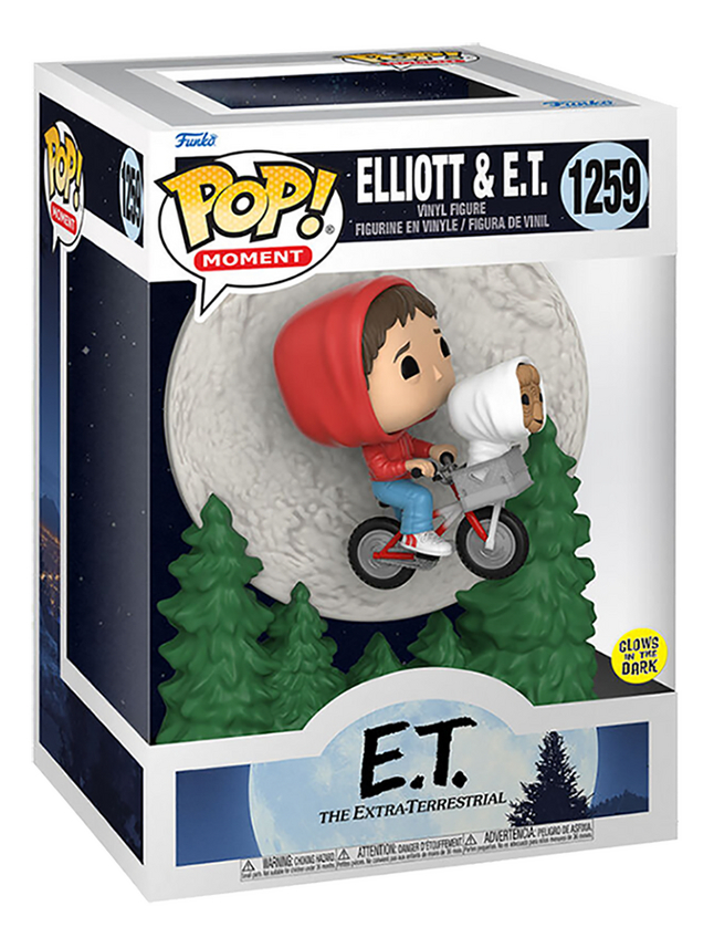 Funko Pop! figurine E.T. The Extra-Terrestrial - Elliott & E.T. (Glow in the dark)