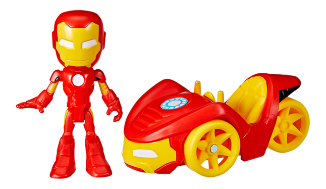Speelset Marvel Spidey en zijn Geweldige Vriendjes - Iron Man en Iron Racer
